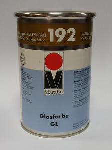 Краска Glasfafbe GL 193 Rich Gold, бледное золото, 0,2 кг